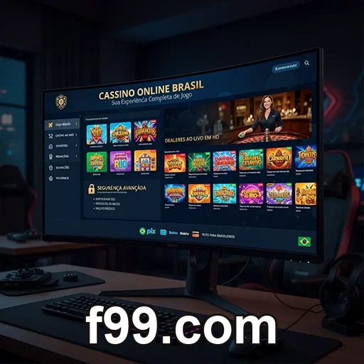 App f99.com aberto no celular com acesso rápido