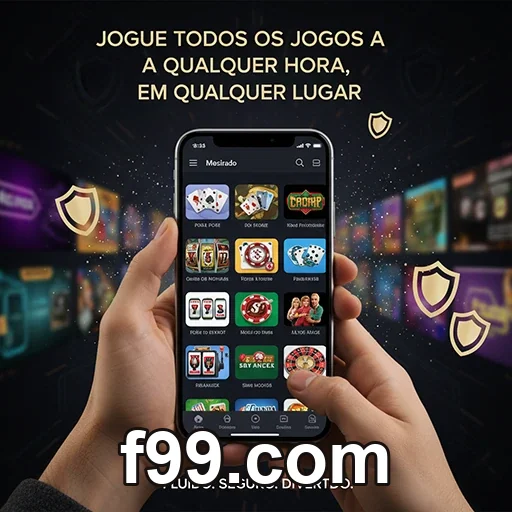 Uso fluido no f99.com em celular com acesso seguro