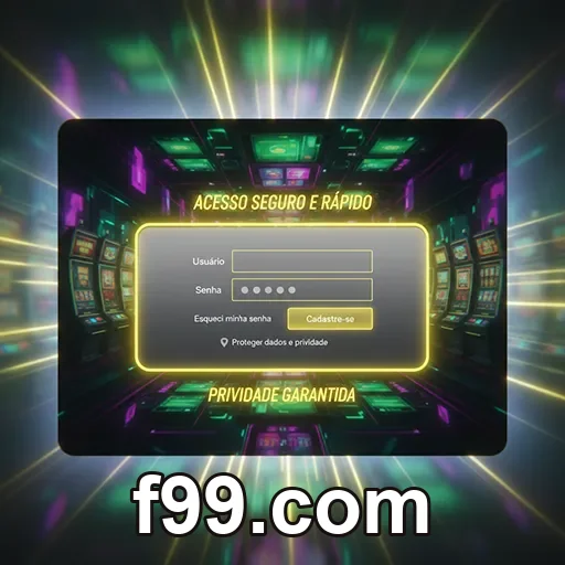 Acesso seguro à plataforma f99.com no celular