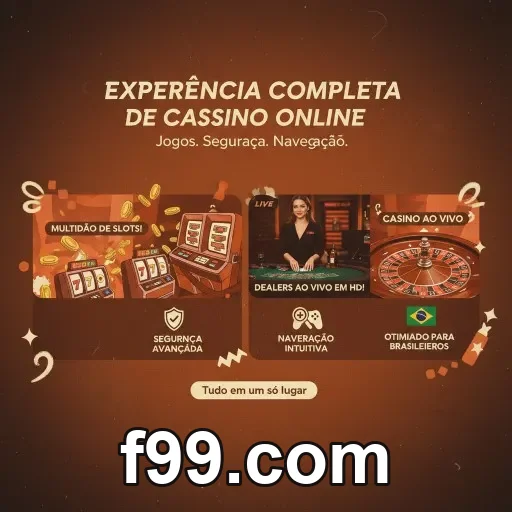 Celular com link oficial da f99.com em tela segura